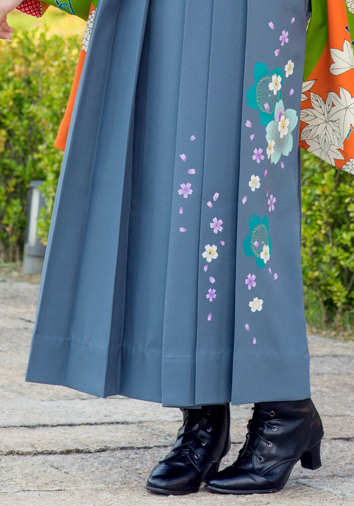 ネットレンタルで人気のグレーの袴KNY207